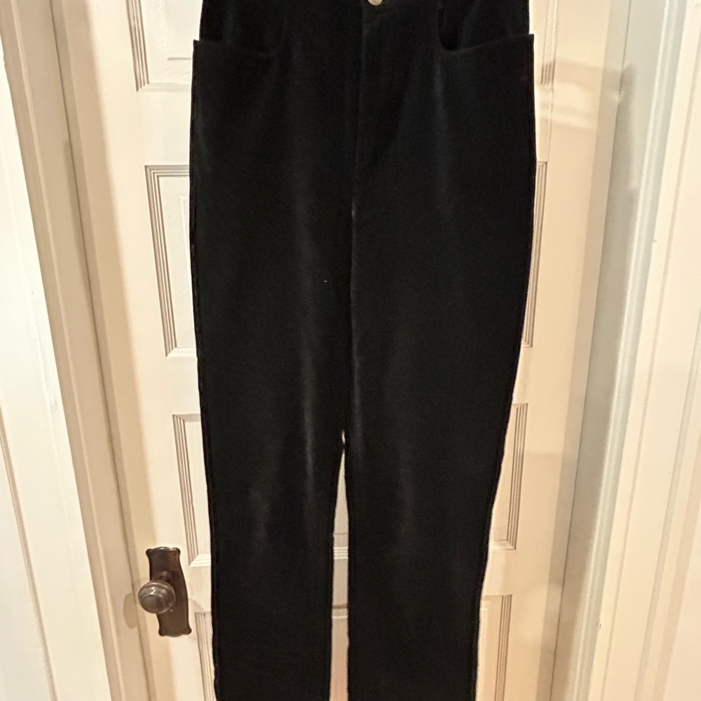 MaxMara Black Velvet Trousers
